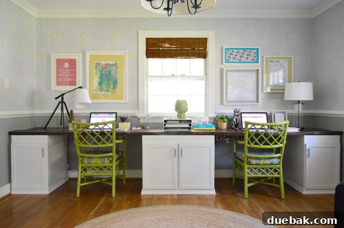 Office Oasis: Styling with Bamboo Window Treatments 6 Close-up of bamboo blinds detail and texture