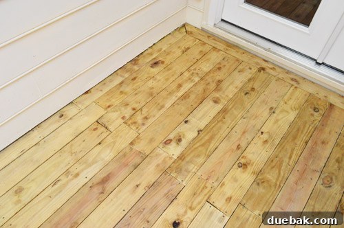 Deck Restoration: A Comprehensive Guide to Staining and Sealing 4 Close-up of stubborn grime on a deck corner