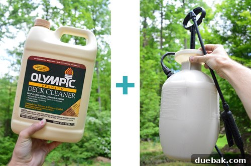 Deck Restoration: A Comprehensive Guide to Staining and Sealing 7 Olympic brand deck cleaner and sprayer