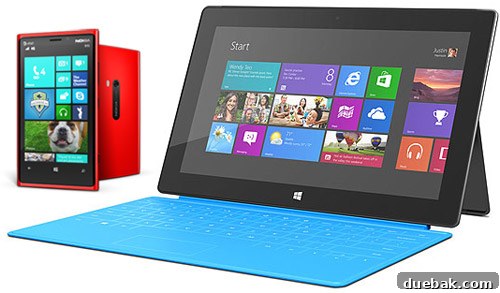 Microsoft Surface RT and Windows Phone devices