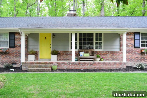 Expert Tips for Painting Exterior Siding 6 Finished painted porch siding