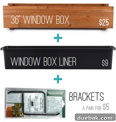Window box materials