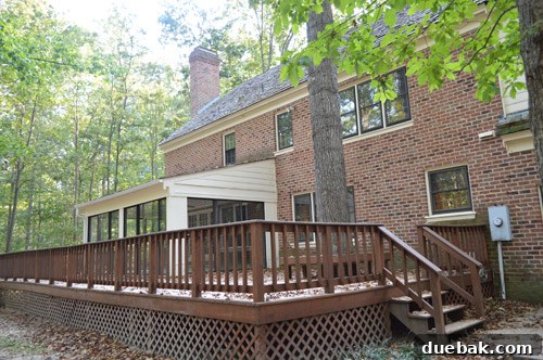 Back deck renovation plans