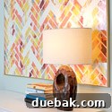 The Heart of May 9 Cozamia Wild Herringbone art print