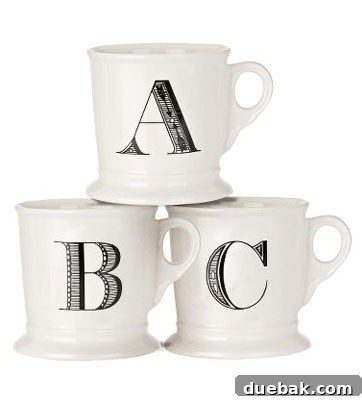 anthropologie-monogram-mugs Anthropologie Monogram Mugs Gift Idea