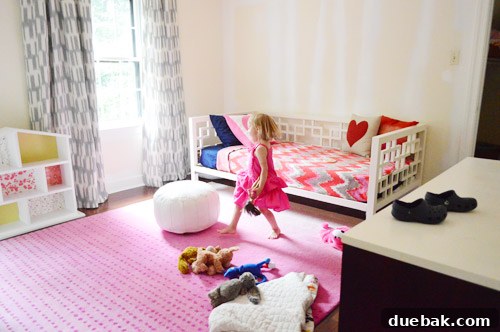 Third Home, First Footprint 12 Clara happily exploring her newly set up room, showing her delight and comfort with the new home environment