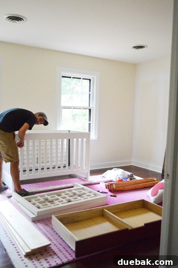 Third Home, First Footprint 10 Clara's room in its initial chaotic state on moving day, surrounded by boxes before being fully organized