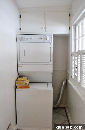 Closing the Chapter on Our Second Home 11 Before photo of the laundry room upon moving in