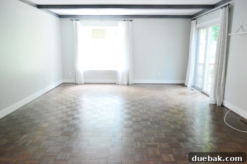 Closing the Chapter on Our Second Home 14 Empty living room after moving out, showcasing its spaciousness