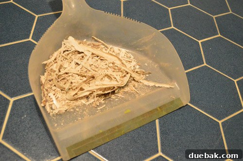 Ditch Your Outdated Sliding Shower Door 15 Pile of removed old caulk