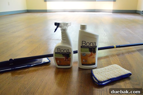 Bona cleaning and polishing products