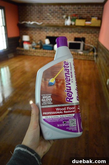 Rejuvenate floor restorer bottle