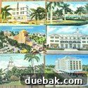 Fresh Space, Happy Place 6 Collection of vintage Miami hotel postcards on Ruby Lane