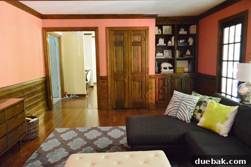 First Chapter 11 Different angle of the living room, showing space and current decor.