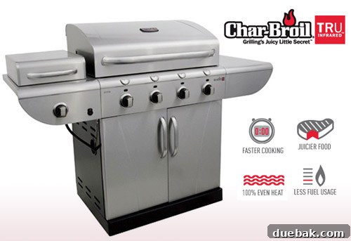 Infrared White Blue Freebie Palette 2 Char-Broil 4-Burner Tru-Infrared Gas Grill