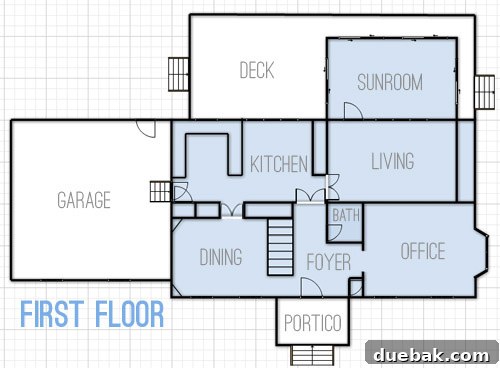 Mapping Out My New Home 2 Original First Floor Layout