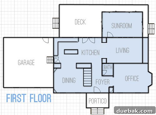 Mapping Out My New Home 3 Proposed First Floor Layout