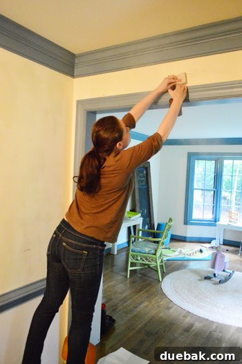 Wall after wallpaper removal and cleaning, showing smooth surface