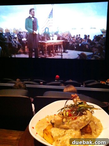 Peeta-siks: The Hunger Games & Hunger Names 6 Two hands holding a menu, contemplating dinner choices at a luxury cinema.