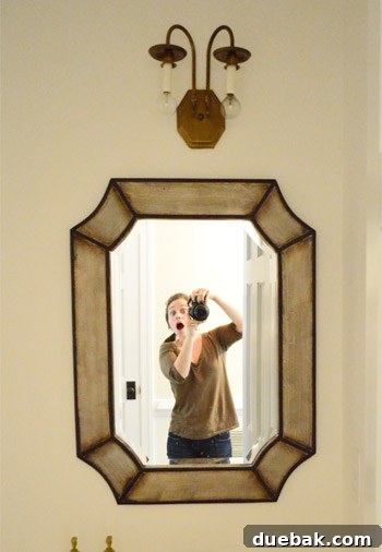 Bathroom light fixture positioned unconventionally