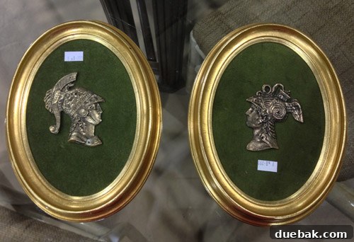 Unearthing Thrift Store Gems 8 Two ornate gilded frames, perfect for painting and new fabric inserts