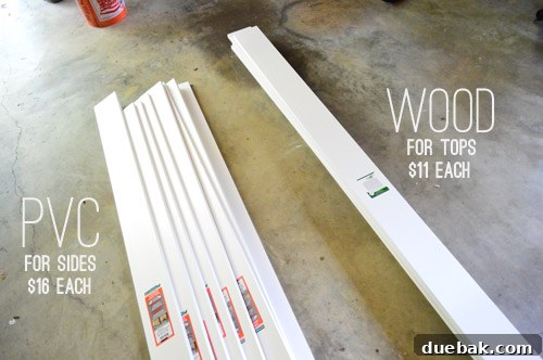 PVC trim boards ready for installation in sunroom opening, showcasing material choice
