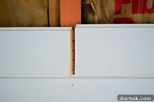 Scarf joint alignment with ceiling joist