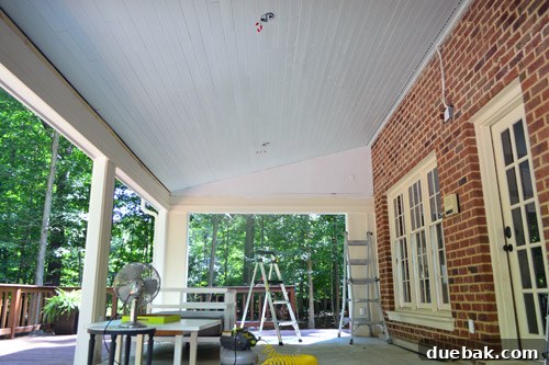 Ceiling trim installation