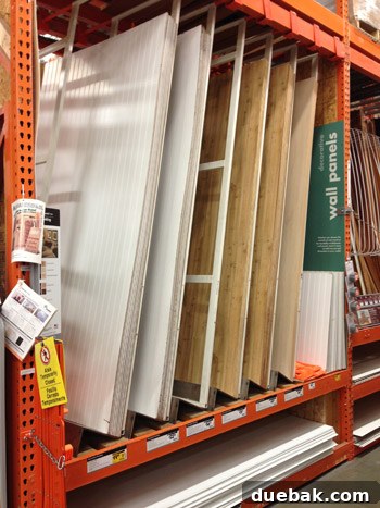 Large beadboard ceiling panels