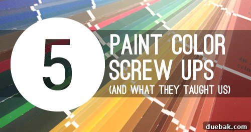 A Brush with Disaster: Our Worst Painting Mishaps 2 Colorful mis-matched house exterior