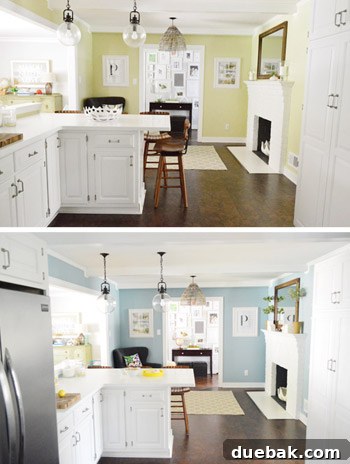 A Brush with Disaster: Our Worst Painting Mishaps 3 Kitchen with grellow paint