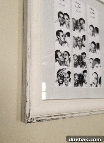 Uncovering Lead Contamination 6 A close-up of a white frame showing black smudges and peeling electrical tape residue.