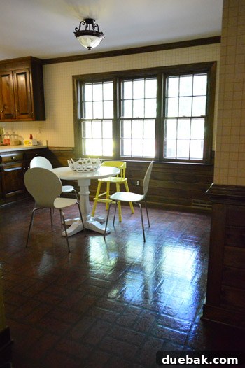 New reclaimed wood dining table in a kitchen