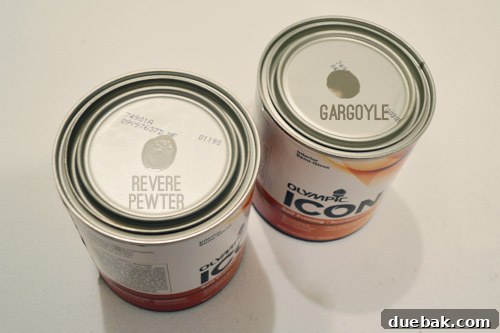 Design Your Dream Floor with Stencils 12 Two quarts of paint, one lighter for the base and one darker for the stencil