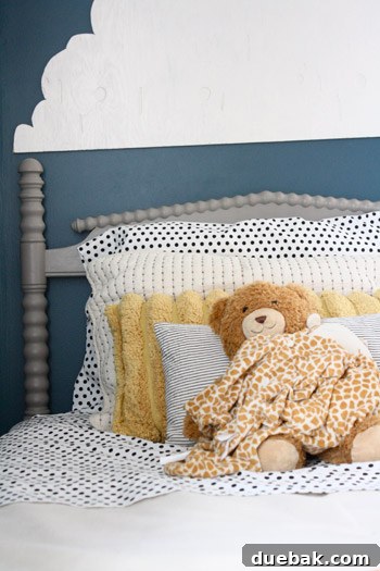 Celestial Blue Dreams: A Boy's Cloud-Kissed Sanctuary 7 Overview of Gabriel's completed big boy room
