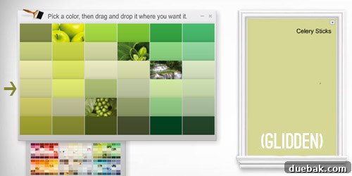 Color Confidence: Your Guide to Perfect Paint Choices 9 Swatch comparison showing a muted, wheat-toned green swatch next to a larger sample of the same color appearing clearly green