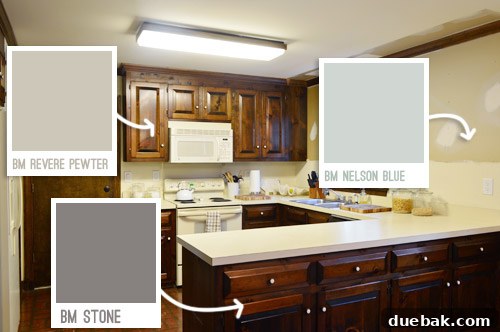 How to Remove and Rehang Kitchen Cabinets 20 Close-up of old kitchen cabinets showing wear and tear, dents, and chips