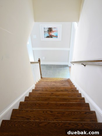 Removing Old Carpet and Stubborn Staples 14 Wooden stairs with bare treads and risers, ready for paint