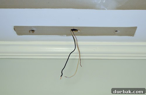 Upgrade Your Lighting: Swapping Fluorescent Fixtures for Pendants 13 Wires sticking out of ceiling where fluorescent light fixture used to be