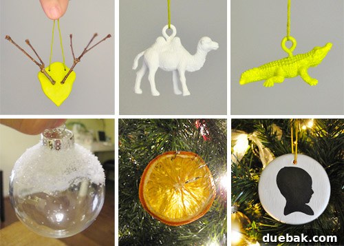 Rustic Wood Slice Christmas Creations 16 Collection of various handmade Christmas ornaments on a tree