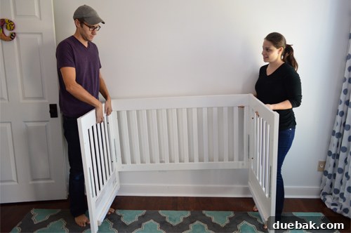 Creating Her Dream Big Girl Room Beyond the Crib 4 Clara's room with the crib removed, creating a blank space