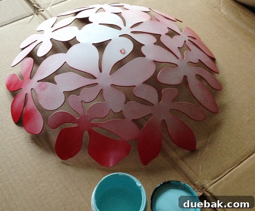 Creating Her Dream Big Girl Room Beyond the Crib 10 Close-up of the bowl, showing the previously unfinished bottom