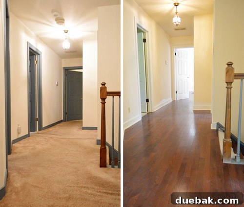 My Top 20 from 2013 4 Newly installed hardwood floors extending throughout the upstairs, enhancing the home's elegance.