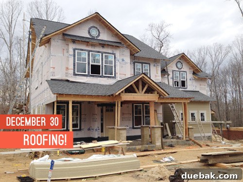Rough-ins underway in showhouse interior