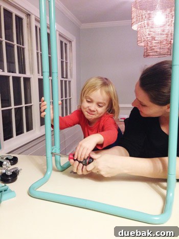 Assembling the IKEA Raskog cart for craft storage