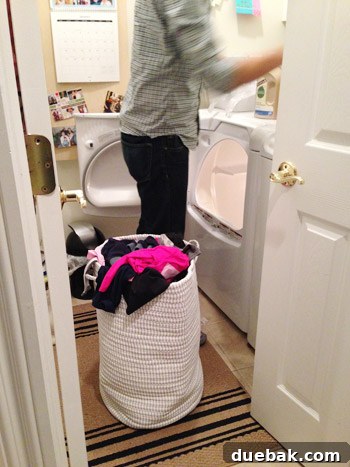 Your Essential Guide to Top Load Washer and Dryer Selection 5 Pile of dirty laundry waiting to be washed
