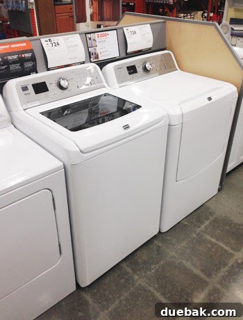 Your Essential Guide to Top Load Washer and Dryer Selection 10 Excited customer making a new appliance purchase