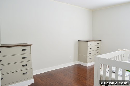 Boys Nursery With Two Ikea Fjell Dressers In Corner