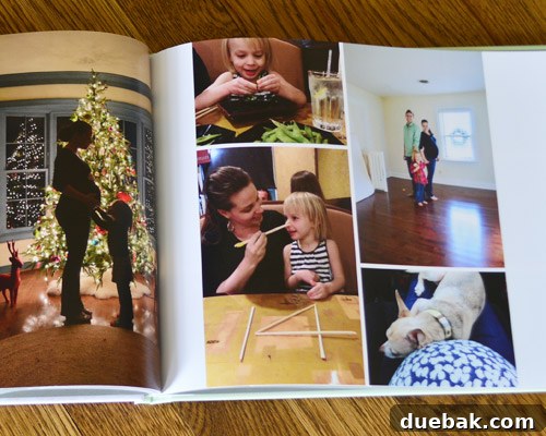 The Family Year in Pictures: How to Build Your Album 13 Sample Page of 2013 Family Yearbook Photobook with MyPublisher