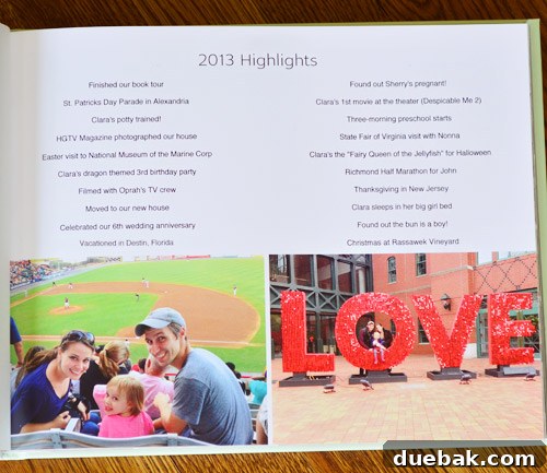 The Family Year in Pictures: How to Build Your Album 7 Cover Page in Family Yearbook With Highlights From Year